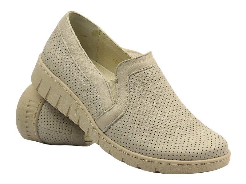 Dámské nazouváky - Helios Comfort 430, béžová