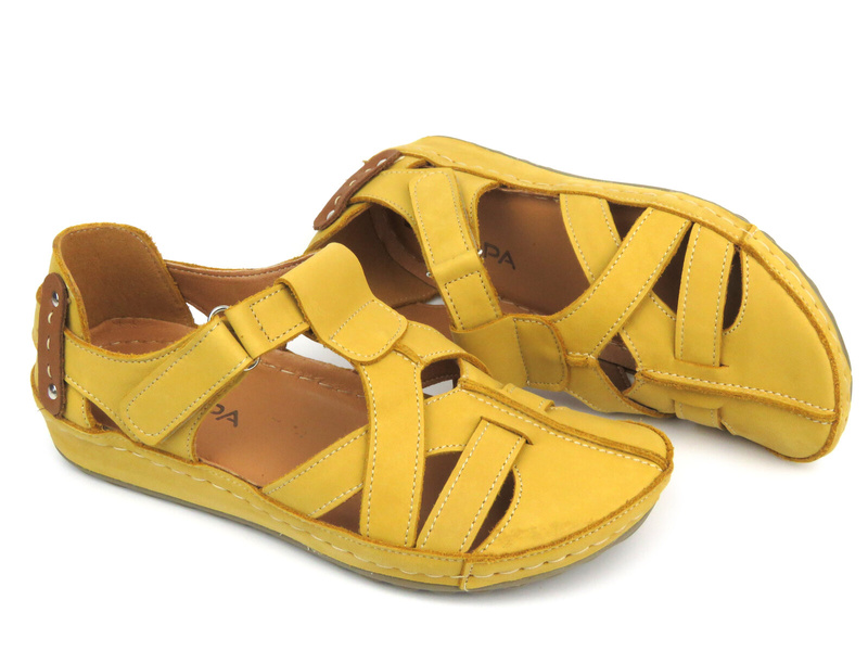 Pohodlné boty a dámské sandály - Kampa 74, modrá