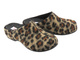 Pohodlné dámské plstěné pantofle Berkemann 01028-138 Donata, hnědý leopardí vzor