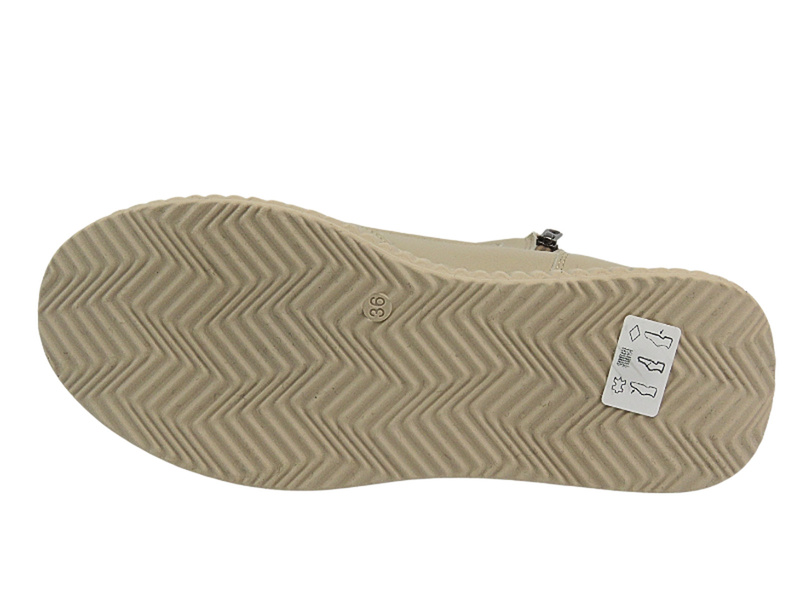 Dámské kozačky - HELIOS Komfort 577W, cappuccino