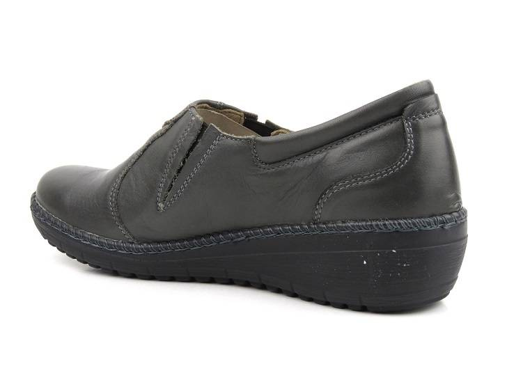 Dámská kožená obuv - HELIOS Komfort 336, šedá