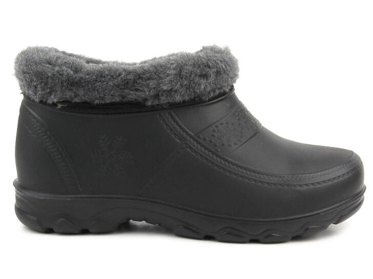Teplé zimní holínky - REALPAKS B-30A, černé