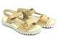 Dámské kožené sandály od polské značky - HELIOS Komfort 249S, světle béžové