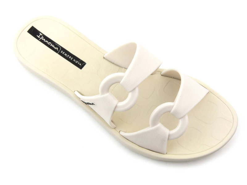 Dámské ploché gumové pantofle - IPANEMA 26658, béžové