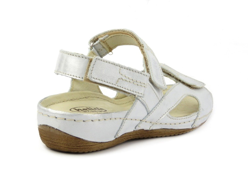 Dámské sportovní sandály polské značky Helios 221, stříbrné