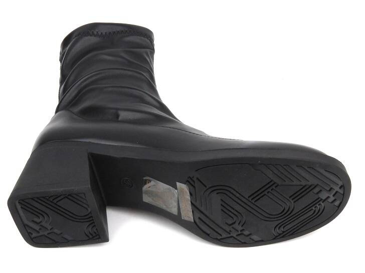 Dámské kotníkové boty na vysokém podpatku – Evento 23BT35-6449, černé