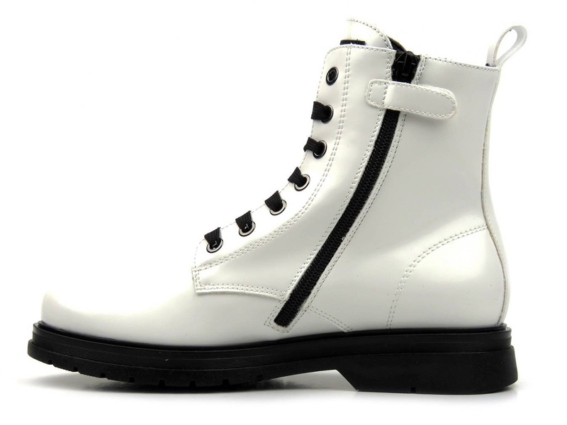 Dámské kozačky TOMMY HILFIGER T4A5-32010-0776100, bílé