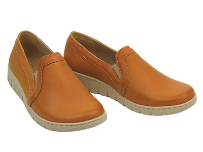  Dámské polobotky nazouvací – Helios Komfort 430, hnědé