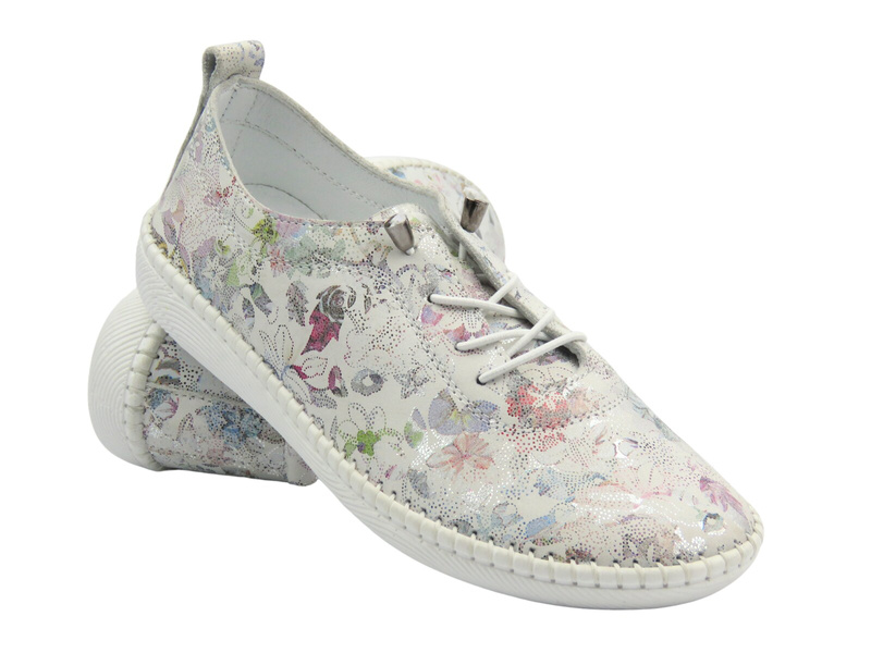 Pohodlné dámské polobotky v sportovním stylu – Sokolski 1301, béžové