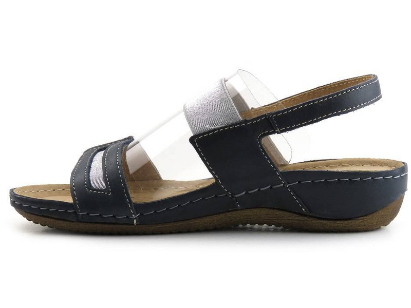 Dámské sportovní sandály Helios Komfort 271, tmavě modrá