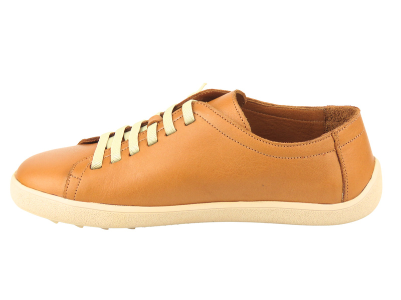 Dámské minimalistické kožené boty Barefoot Nika Komfort 26058, hnědé