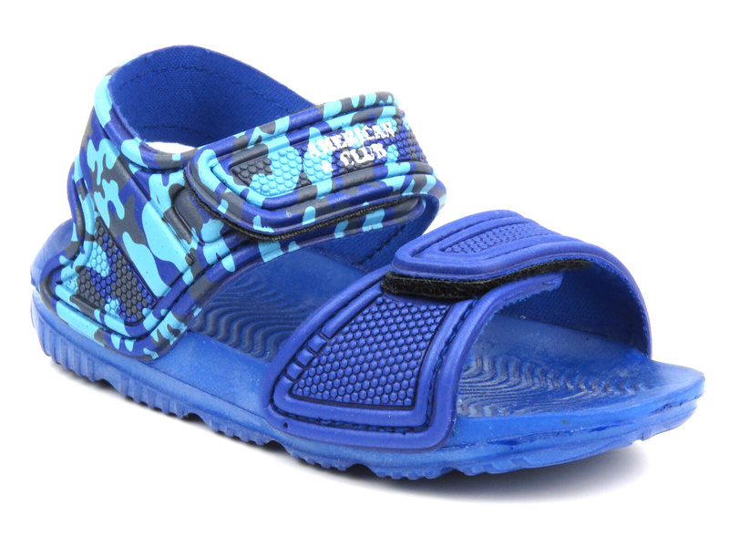 Pěnové dětské sandálky modré American Club NH 140,141/24