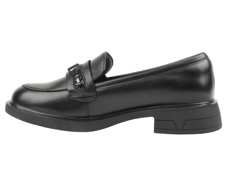 Elegantní dámské mokasíny Vinceza 39965, černé