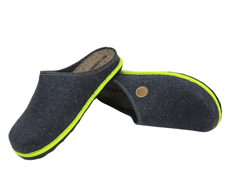 Dámské teplé pantofle - INBLU CS-39, zelená