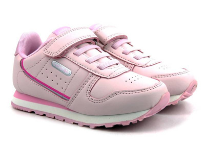 Dětské tenisky se zapínáním na suchý zip - AMERICAN CLUB ES68/22, růžové