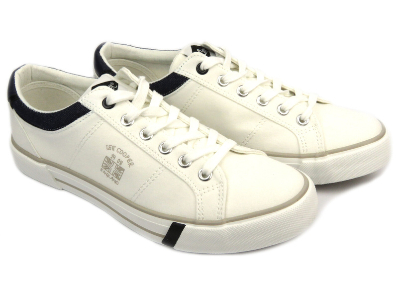 Pánské kotníkové tenisky - Lee Cooper LCW-24-02-2145, bílé