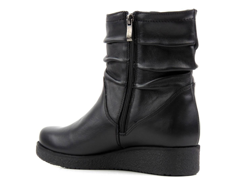 AXEL Kosela 9092 zateplené dámské kozačky, černé