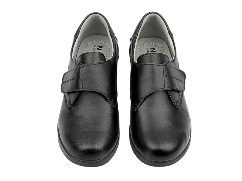 Dámské kožené polobotky černé N.A.W DM25-JHY202