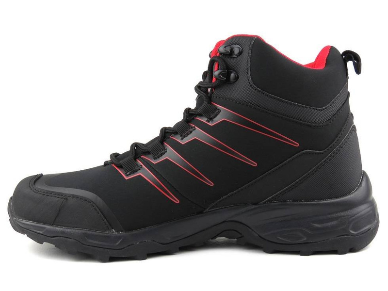 Pánské vysoké trekingové kalhoty DK Soft Shell 2203, černé