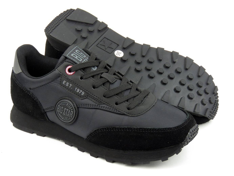 Sportovní obuv, dámské tenisky BIG STAR Memory Foam HH274528, černá