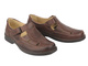 Pánské kožené polobotky Helios Comfort 803-2, hnědé
