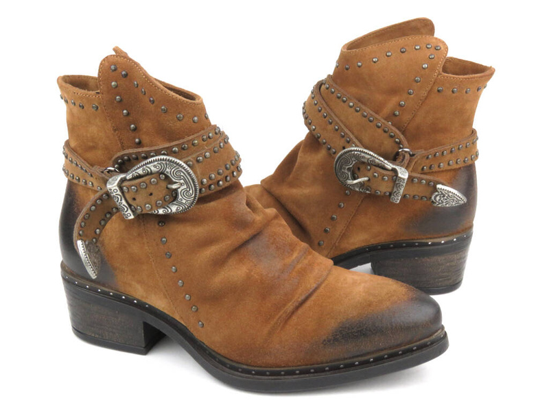 Dámské kovbojské boty na vysokém podpatku - VENEZIA 6008, hnědé