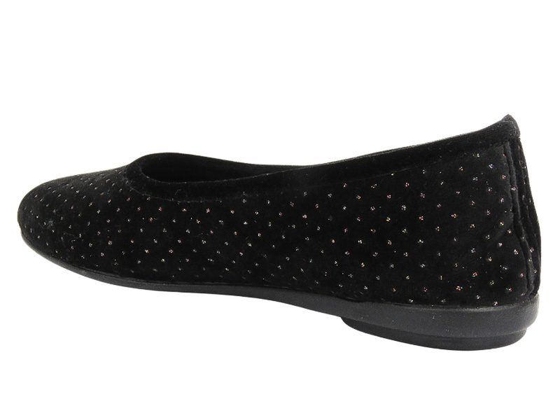 Teplé vysoké dámské pantofle - MANITU 340003-05, modré s kočkou