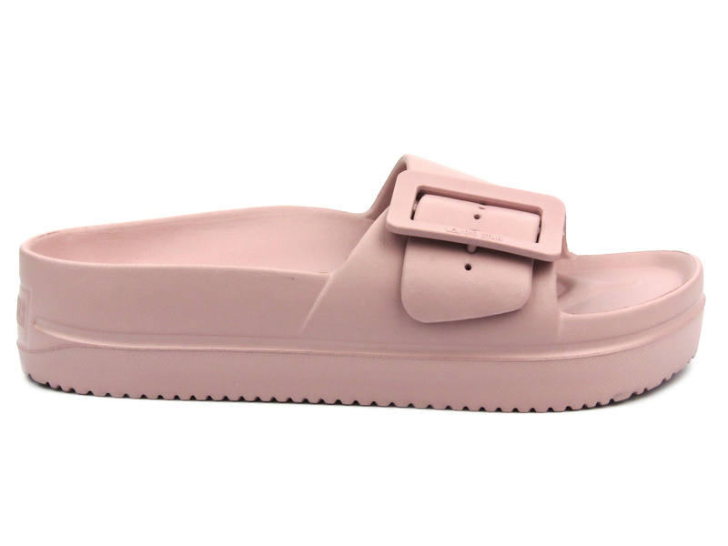 Dámské pěnové žabky s přezkou - Big Star NN274A663, růžové