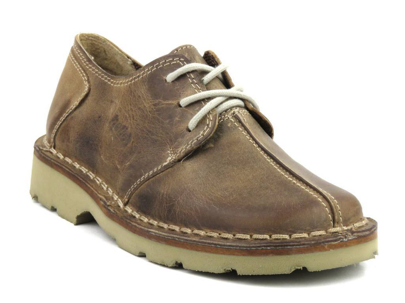 Dámské kožené boty Helios 675, tmavě béžová