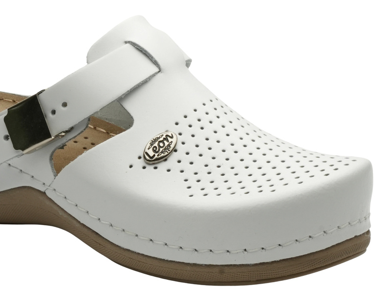 BERKEMANN 01753-473 Dámské kožené žabky s podpatky Slip-on Brown
