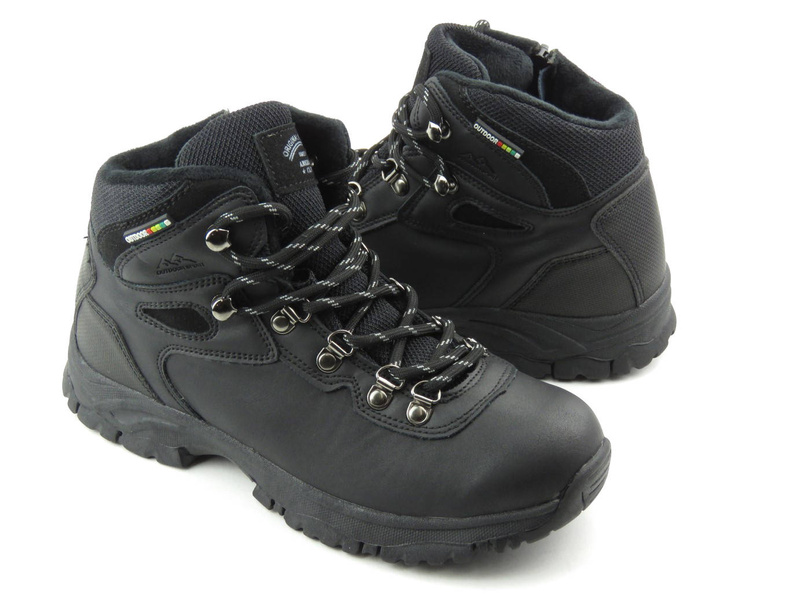 Dámské zimní trekingové kalhoty - AMERICAN CLUB ES110/22, černé