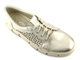 Pohodlná dámská kožená obuv - Helios Komfort 375S, zlatá