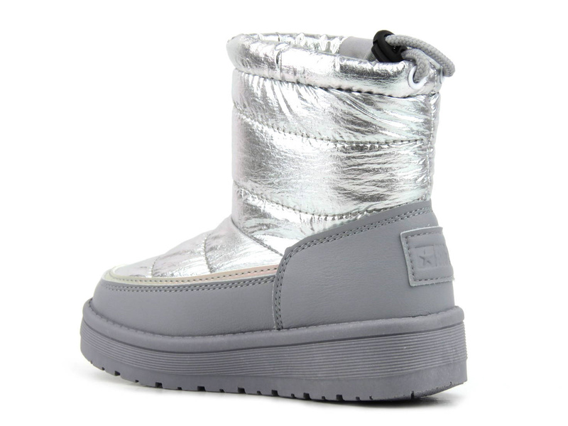 Dětské sněhule s manžetou - BIG STAR KK374218, šedé