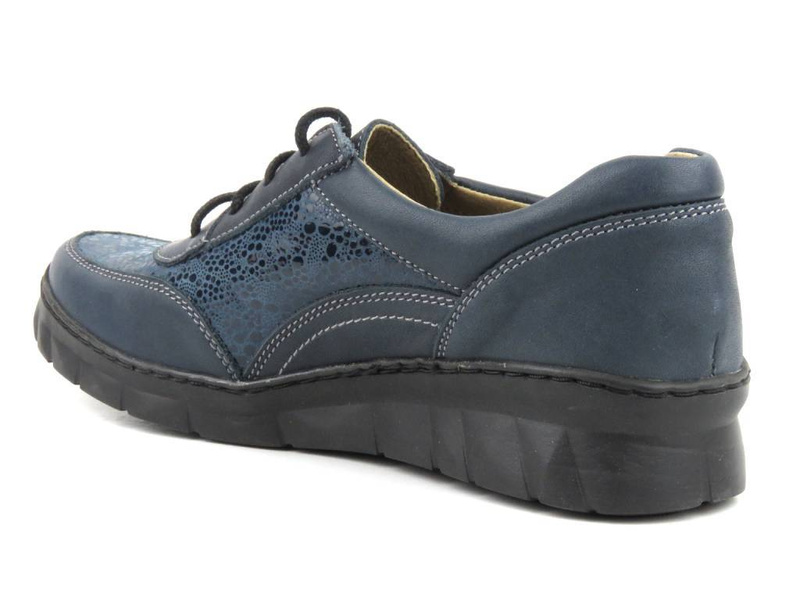 Lehké a pohodlné dámské tenisky - Helios Komfort 360, tmavě modrá