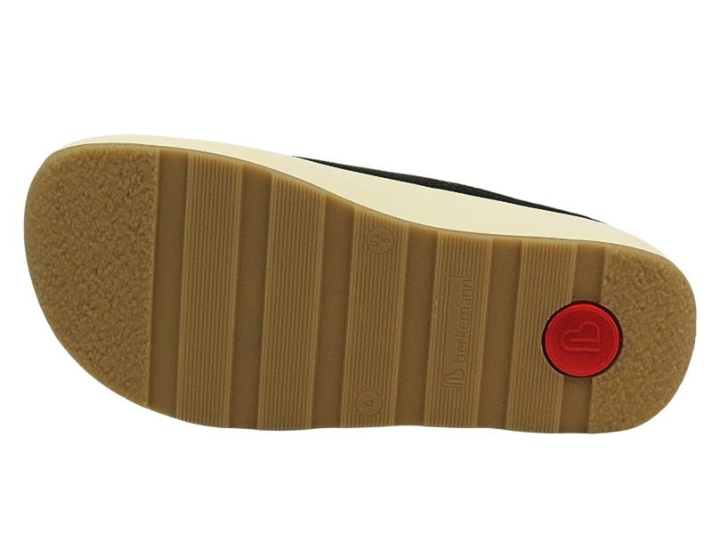 Dámské kožené žabky - BERKEMANN Ella 03900-910, černá