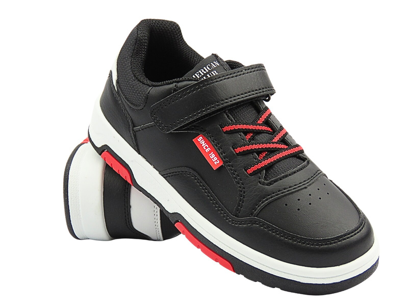 Dětská sportovní obuv černá American Club ES 148