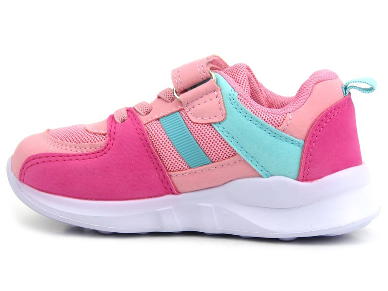 Dětská sportovní obuv s elastickými tkaničkami - BEFADO 516Y130, růžová