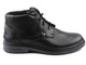 Pohodlné, kožené pánské kotníkové boty s fleecem - Helios Komfort 810, černá 2