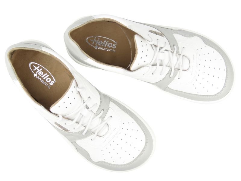 Pánské kožené minimalistické boty Barefoot Helios Comfort 836, šedé