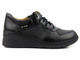 Dámské tenisky na zip a šněrování - Helios Komfort 347, černé