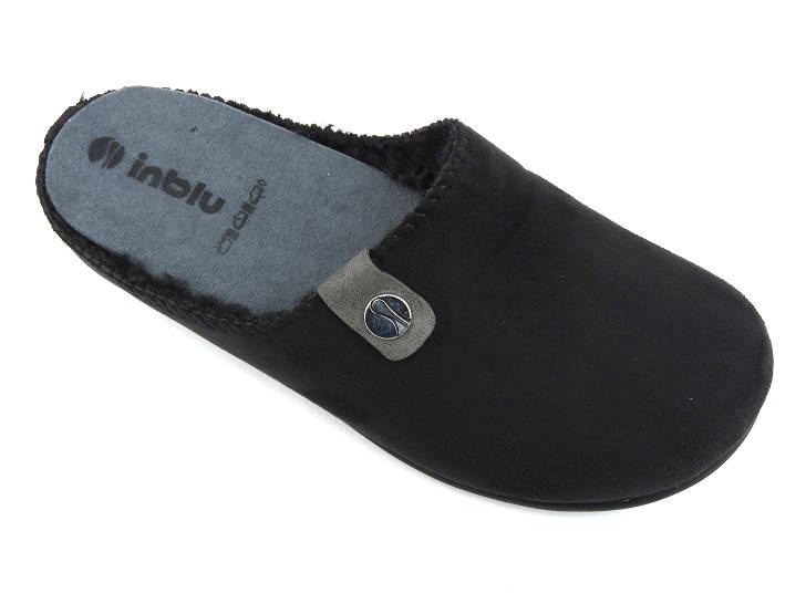 Teplé dámské pantofle s vyjímatelnou vložkou - INBLU GF-11, černé