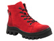 Zateplené dámské kotníkové boty - Potocki 25-19317, červené