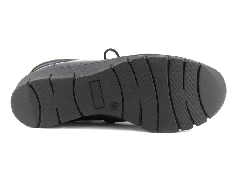 Dámské sportovní boty HELIOS Komfort 531 černé s tmavě modrou