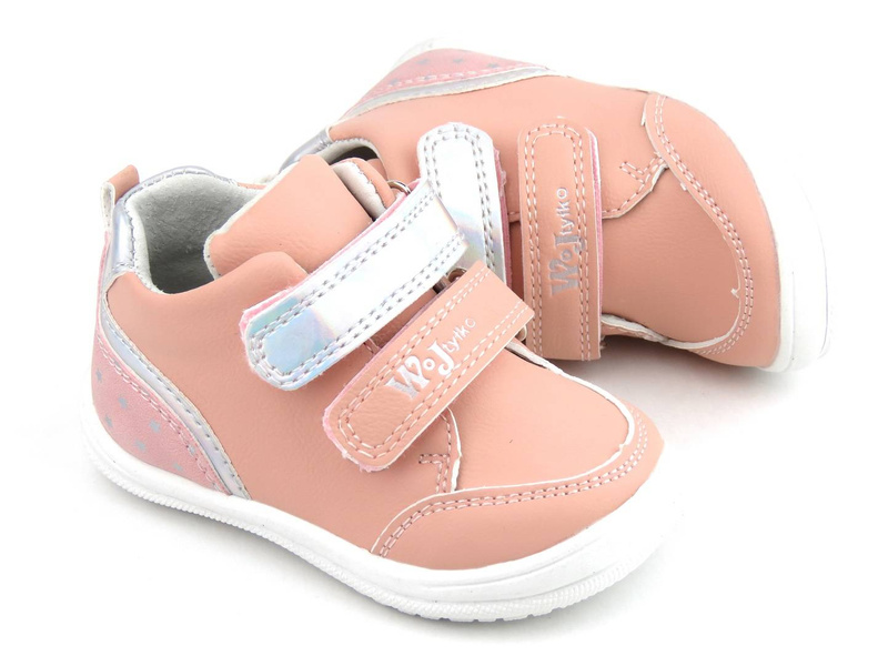 Dětské kotníkové boty, kotníkové boty - Wojtyłko 22002, růžové