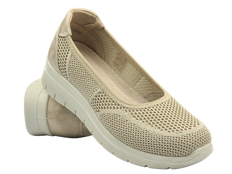 Polobotky, espadrilky dámské béžové News 24TX02-7656