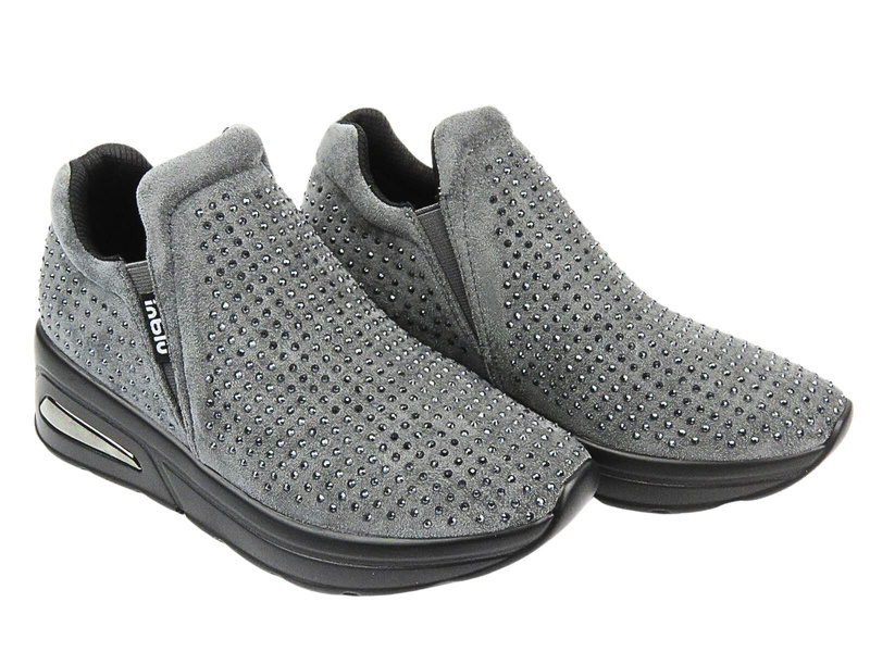 Dámské tenisky na platformě - INBLU IN-386, šedé