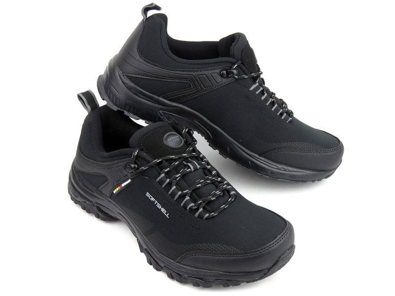 Pánské trekové boty, boty na hory - AMERICAN CLUB Softshell WT83/22, černá