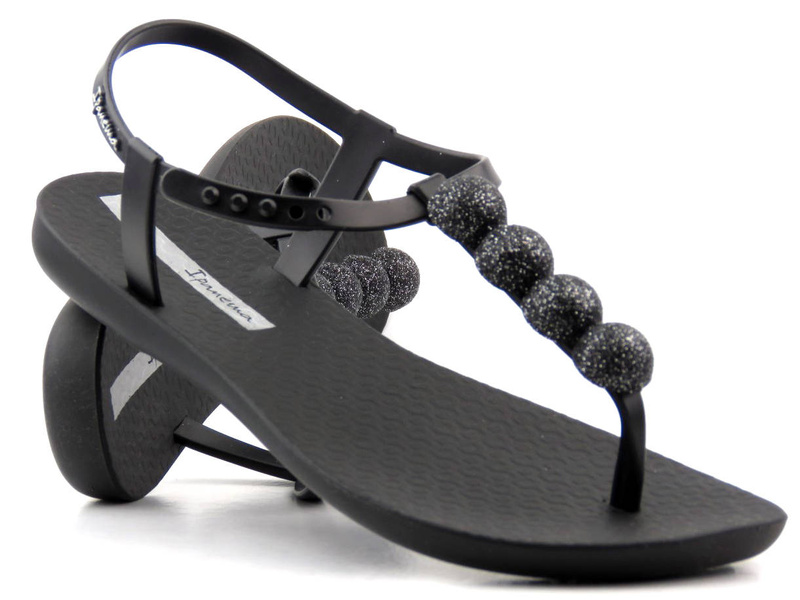 Elegantní dámské sandály s lesklými kuličkami - Ipanema 26751, černá
