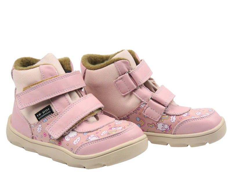 Dívčí kotníkové boty JAMET 2225, světle růžové