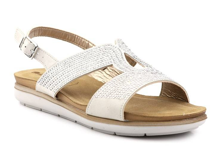 Dámské ploché sandály - INBLU PG-30, béžové